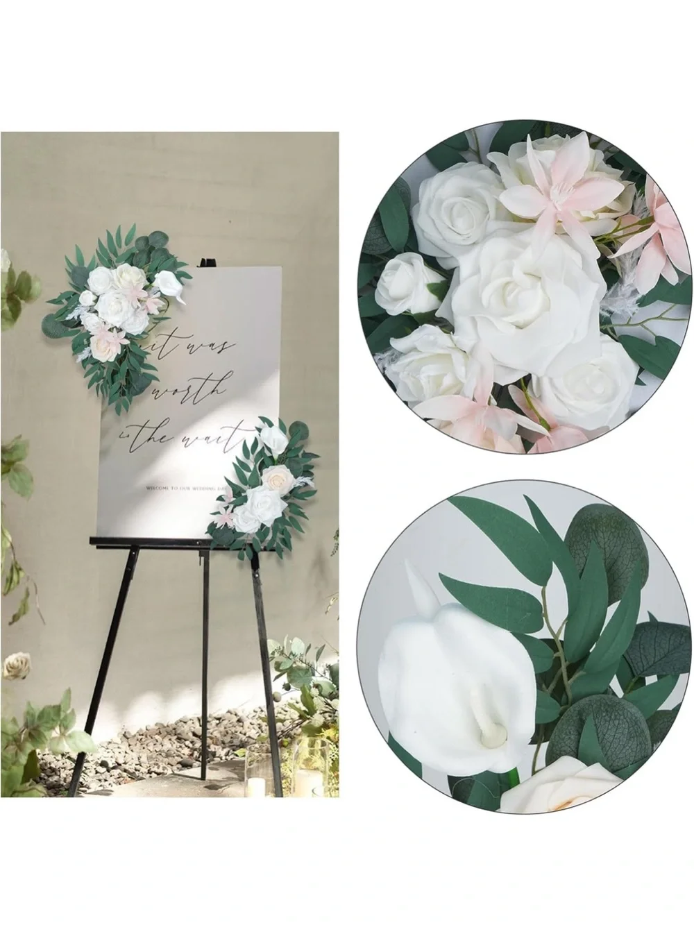 White Floral Accents